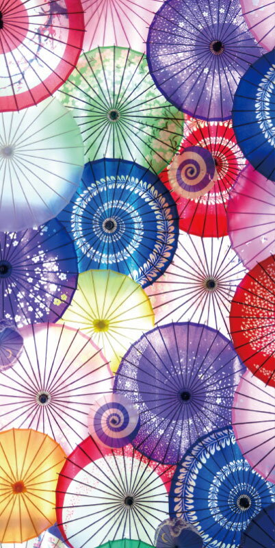 【七夕用品】踊り傘タペストリー【領収書発行】