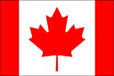 【卓上旗】カナダ（テトロン製）　ミニ卓上旗（10×15cm）【領収書発行】