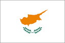 【外国旗】キプロス国旗（テトロントロピカル）　サイズ：50×75cm【領収書発行】