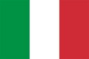 【卓上旗】イタリア（羽二重正絹製）　サイズ：15.5×22cm【領収書発行】