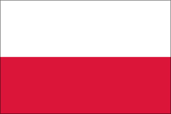 【外国旗】ポーランド国旗（テトロントロピカル）　サイズ：70×105cm【領収書発行】