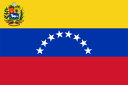 ベネズエラ共和国国旗（綿）　サイズ：70×100cm