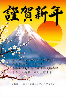 【年賀ポスター】年賀ポスター（富士山）　29-336【領収書発行】【あす楽対応_東北】【あす楽対応_関東】【あす楽対…