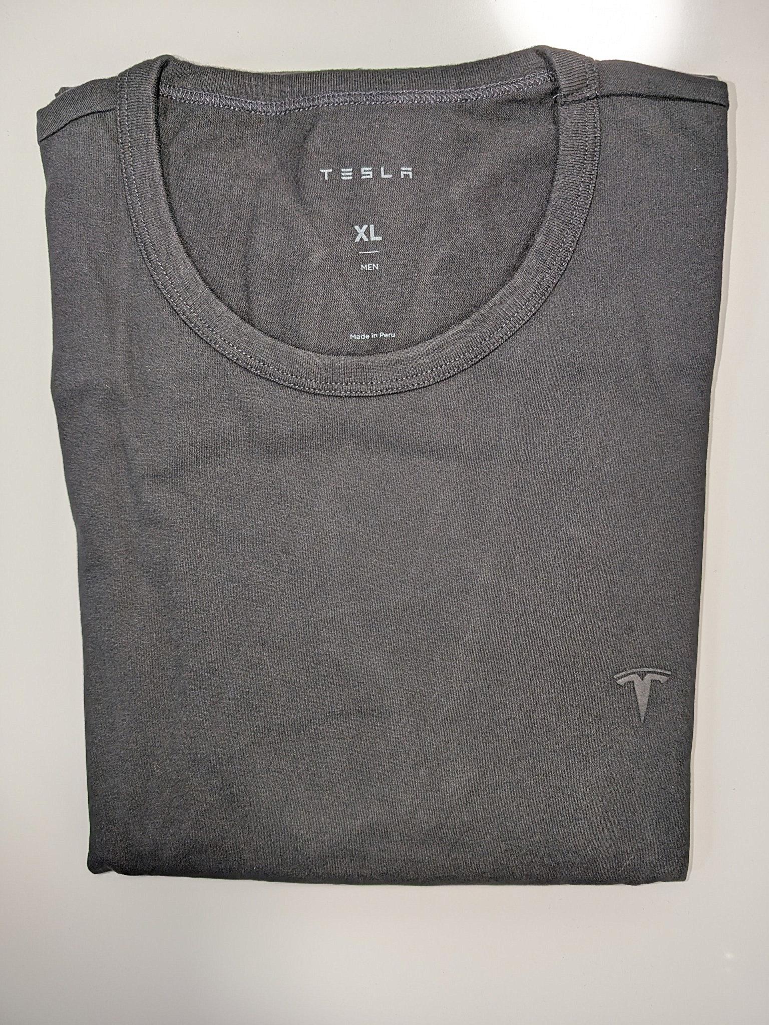 Rakuten - テスラ　Tesla　シャツ　XL　黒　ブラック　長袖シャツ（ブラック / XL）　メンズ 3D T ロゴ ロングスリーブ Tシャツソリッドブラック　XL