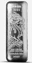 スコッツデール造幣局(Scottsdale Mint)製の100グラム銀インゴット 龍 銀 シルバー インゴット 純銀 延べ棒 新古品 Silver Ingo...