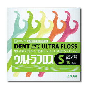 ●高耐久性・高機能の新素材『テクミロン』と 使いやすさを追求した『Y字型ホルダー』を採用 ●「摩擦抵抗力の小さなテクミロン」に「わずかなたるみ」を付与した 　　結果、どんなにきついコンタクトにもスムーズに入り込み、的確に歯間部・歯頸部のプラークをコントロール ●新素材「テクミロン」の持つ高耐久性で繰り返し使用でき、経済的 ●臼歯部までパーフェクトな歯間部プラークコントロールが可能なY字型ホルダーを採用 ●フロスの太さは歯間コンタクトの状態に合わせてMタイプとSタイプ を用意 【発売元・製造元】ライオン歯科剤（株） 広告文責：株式会社フタバ薬局 電話：03-5724-3767　