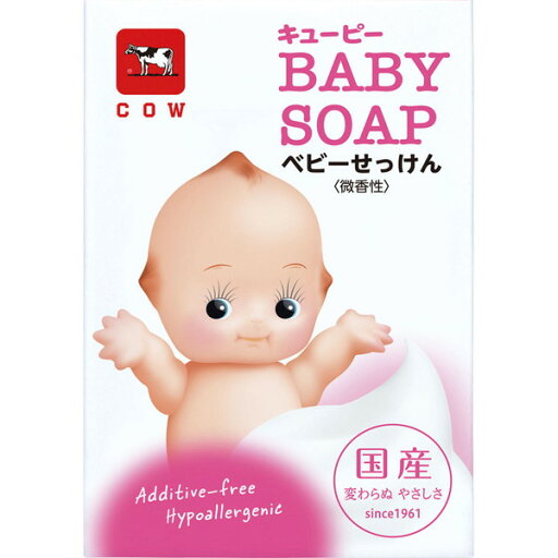 牛乳石鹸共進社 キューピー ベビー石けん 90g*配送分類:A2 牛乳石鹸共進社 キューピー ベビー石けん 90g*配送分類:A2