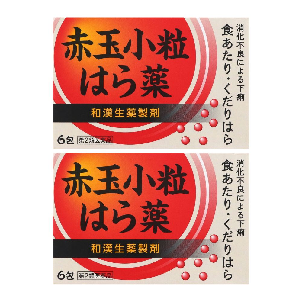 樂天商城 - 赤玉小粒はら薬　6包×2個セット【第(2)類医薬品】［ネコポス配送1］