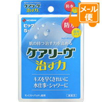 Rakuten - ケアリーヴ　治す力　防水タイプ　ビッグサイズ　透明　5枚［ネコポス配送2］