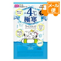 ［クリックポストで送料190円］エスカラット　薬用デオドラント　大判クールシート　（無香料）　20枚