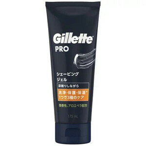 Gillette PRO(ジレットプロ) シェービング ジェル 微香性 175mL*配送分類:A2