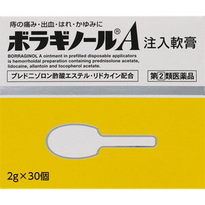 ボラギノールA注入軟膏　2g×30個 【第(2)類医薬品】＊配送分類:A2