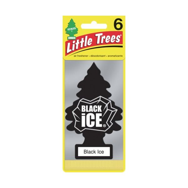 樂天商城 - リトルツリーズ LT エアーフレッシュナー 6P Black Ice(ブラックアイス) 6枚入［ネコポス配送1］