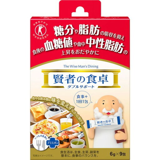 賢者の食卓 ダブルサポート 6g×9包*配送分類:A2 賢者の食卓 ダブルサポート 6g×9包*配送分類:A2