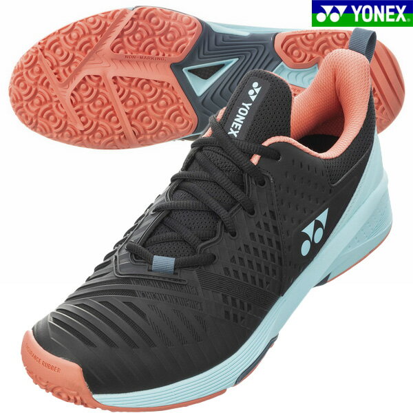 ヨネックス YONEX テニスシューズ メンズ パワークッション ソニケージ3 メン GC オムニ クレー 3E SHTS3MGC-572