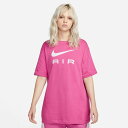 ナイキ ペアTシャツ 【ネコポス送料無料】ナイキ NIKE ウィメンズ NSW エア BF 半袖 Tシャツ DX7919-675 レディース カジュアル　ビッグシルエットTシャツ