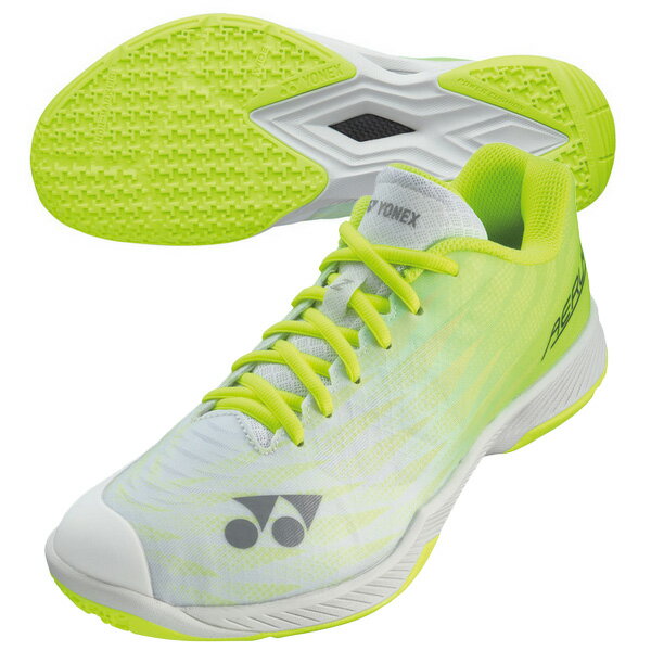 ヨネックス YONEX バドミントンシューズパワークッション エアラス Z ワイド SHBAZ2W-815 POWER CUSHION AERUS Z WIDE 軽量 4E グレー