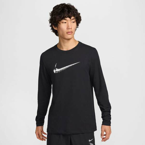ナイキ NIKE メンズ ロング Tシャツ LS SLUB LBR GFX FZ8035-010 Dri-FIT 長袖