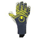 ウールシュポルト uhlsport プレディクション スーパーグリップ+ ハーフネガティブ 1011330-01 サッカー キーパーグローブ GKグローブ ネイ...