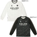 【ネコポス送料無料】 ケルメ KELME ジュニア 長袖プラシャツ K24F152J サッカー フットサル 斜めストライプ プラクティスシャツ 長袖 練習着 子...