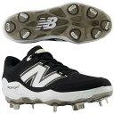 ニューバランス New balance メンズ 野球 金具スパイク Fresh Foam X 3000v7 L3000BK7-2E 埋め込み式 ブラック