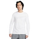 【ネコポス送料無料】ナイキ NIKE メンズ ロングTシャツ 長袖 NK DF LS FLASH 24SP FQ3884-100 ホワイト