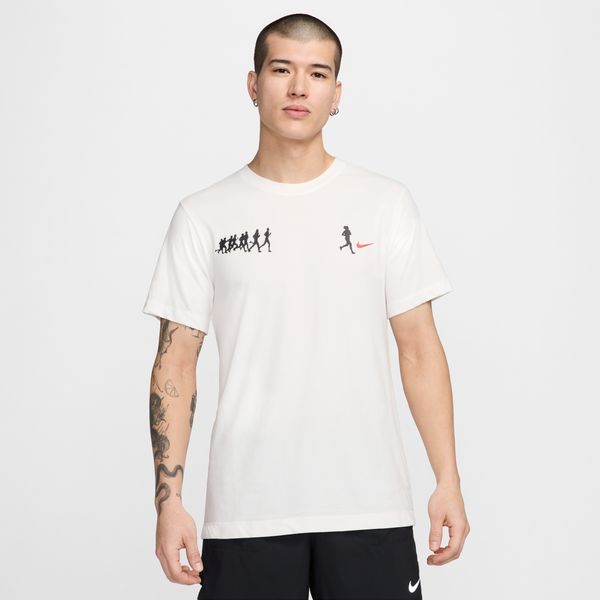 【ネコポス送料無料】ナイキ NIKE メンズ ランニングシャツ Tシャツ 半袖 DF TEE RUN ENERGY FV8393-121 ホワイト