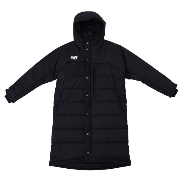 野球 ニューバランス ベンチコート ジュニア 中綿ロングコート JJJF1425-BK