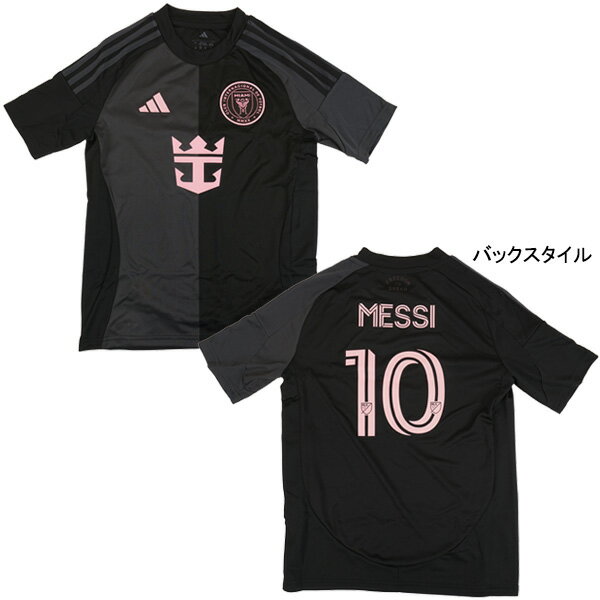 インテル・マイアミ ジュニア 2024-25 レプリカ アウェイ ユニフォーム KQJ01-JI6820 サッカー No.10 MESSI ネームナンバー入り ブラック アディダス adidasのサムネイル