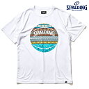 【ネコポス送料無料】スポルディング Tシャツ 半袖 丸首 ユニセックス メンズ レディース ボヘミアンボール SMT22108