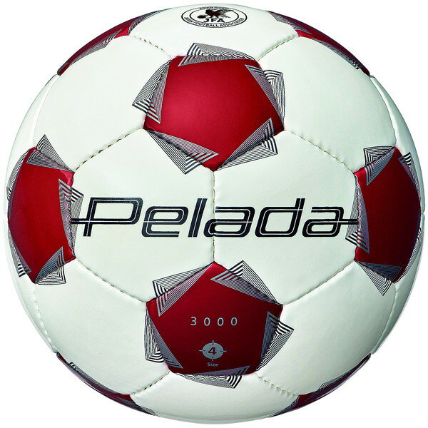 モルテン molten ペレーダ3000 4号白赤 F4K3000-WR サッカーボール JFA検定球 ホワイト