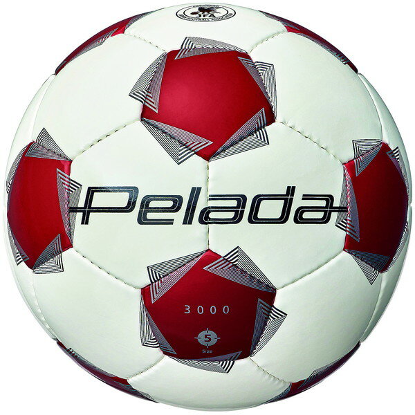モルテン molten ペレーダ3000 5号白赤 F5K3000-WR サッカーボール JFA検定球 ホワイト
