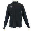 ナイキ NIKE アカデミー Dri-FIT ドリルトップ HJ3784-010 サッカー フットサル ジャージ トレーニングトップ ハーフジップ ブラック