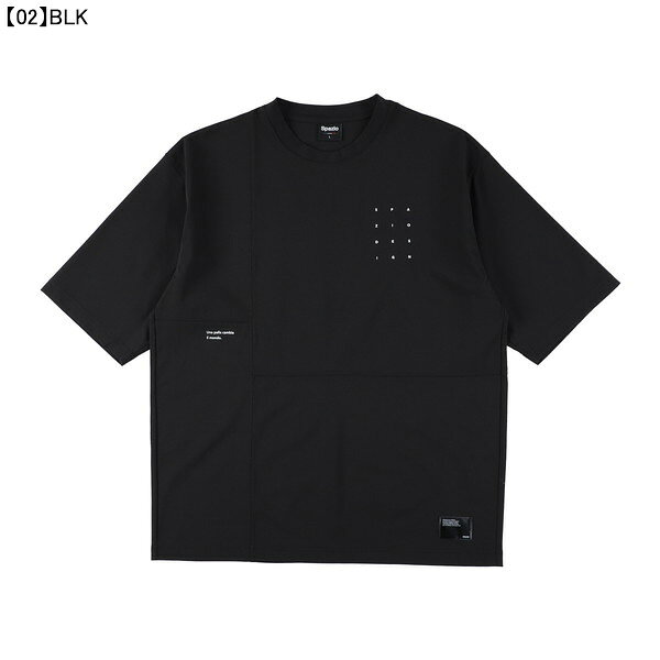 【ネコポス】 スパッツィオ Spazio 切り替え オーバーサイズ Tシャツ GE-1060 サッ...