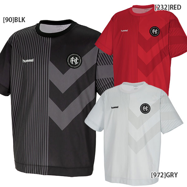 ヒュンメル hummel H.FC プラクティスシャツ HAG3030 サッカー フットサル 半袖 プラシャツ メンズ