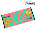 スポルティング spalding バスケットボール プリントタオル スポーツタオル スポンジ・ボブ チェッカーフラッグ SAT211310(4)