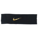 【ネコポス送料無料】 ナイキ NIKE フューリー ヘッドバンド 3.0 メタリック BN2062-053 サッカー フットサル ヘアバンド ブラック ゴールド