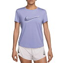 【ネコポス送料無料】NIKE ナイキ ランニングシャツ 半袖 レディースSWSH スウッシュ HBR DF ドライフィット HJ2205-533