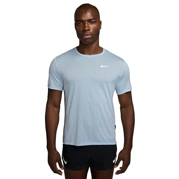 【ネコポス送料無料】ナイキ NIKE メンズ Dri-FIT ショートスリーブ ランニングトップ Tシャツ 半袖 BREATHE MILER SS25SU HJ4182-422