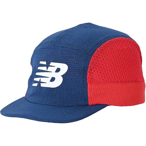 【ネコポス送料無料】 ニューバランス New Balance ジュニア メッシュキャップ LAH51023-TRE サッカー フットサル 帽子 熱中症対策 レッド 子供用