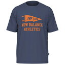 【ネコポス送料無料】ニューバランス New balance Tシャツ Varsityペナント メン 25SS ランニング トレーニングウェア スポーツウェア M...