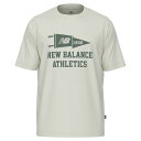 【ネコポス送料無料】ニューバランス New balance Tシャツ Varsityペナント メン 25SS ランニング トレーニングウェア スポーツウェア M...