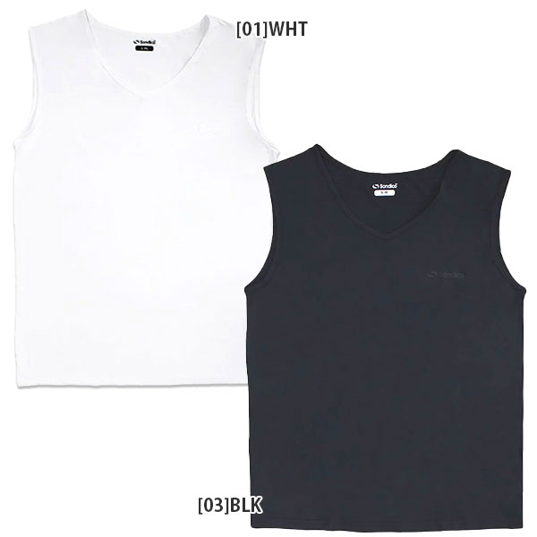 【ネコポス送料無料】ソンディコ Sondico 氷結 UV びっくり ノースリーブ インナーシャツ 25A05 サッカー フットサル プラシャツ 接触冷感 メン...