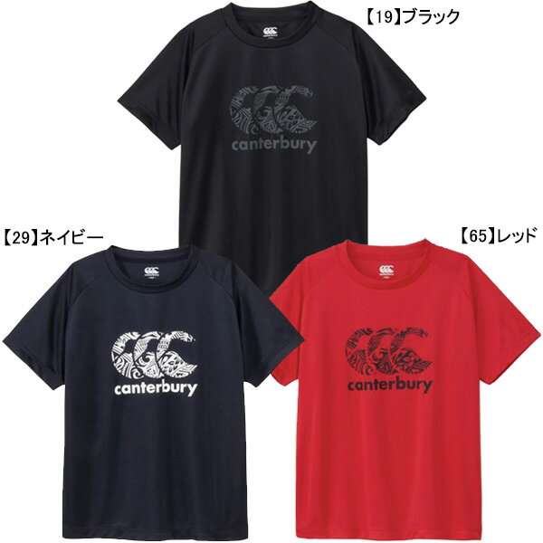 【ネコポス送料無料】 カンタベリー canterbury ジュニア トレーニングティー RGJ325026 ラグビー プラクティスシャツ Tシャツ 半袖 子供用