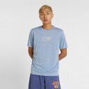 【ネコポス送料無料】ニューバランス New balance メンズ ランニングシャツ グラフィックショート 25SS 半袖 MT51204-DUS