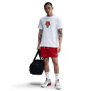 【ネコポス送料無料】ナイキ NIKE メンズ バスケットボール ゲームシャツ 胸中央 ゴールネット バスケ バスケット Tシャツ 半袖 ホワイト HJ3467-...