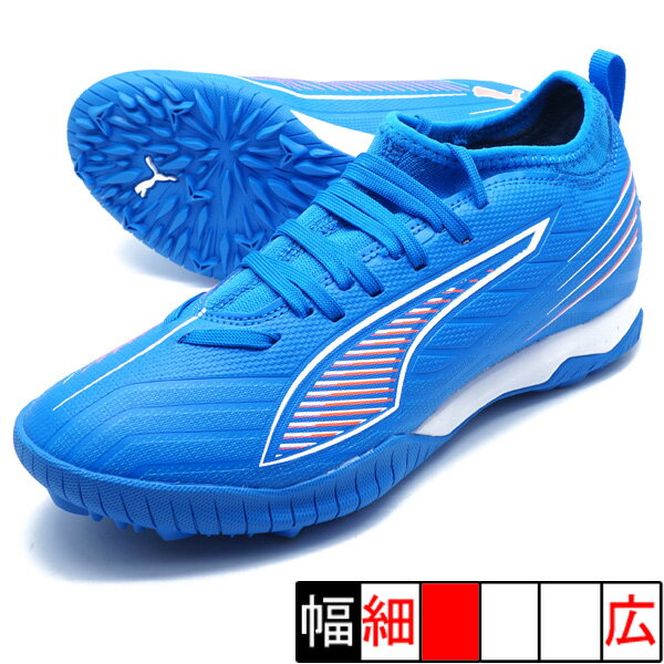 Soccer - ウルトラ 6 マッチ TT + Mid JR プーマ PUMA 108523-01 ウルトラブルー ジュニア サッカートレーニングシューズ