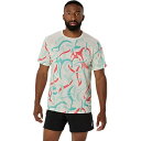 【エントリーでポイント10倍】【ネコポス送料無料】アシックス asics ROADランニンググラフィック半袖シャツ メンズ 海外サイズ 2011D092