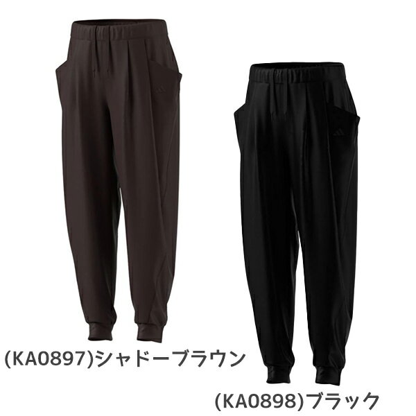 アディダス adidas スポーツ トレーニングウェア レディース ロングパンツ W LUX SP ジョガーパンツ 25FW E4805