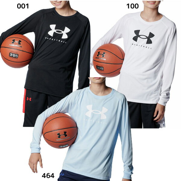 アンダーアーマー UNDER ARMOUR ジュニア バスケットボール ジュニア ゲームシャツ UAテック ビッグロゴ ロングスリーブ Tシャツ 1388722 長袖 ロンT 子供用